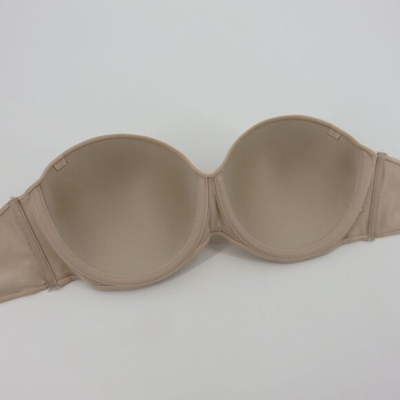 Maidenform 38C SE0004 Self Expressions Beige Strapless Underwire Bra Padded - Picture 7 of 13